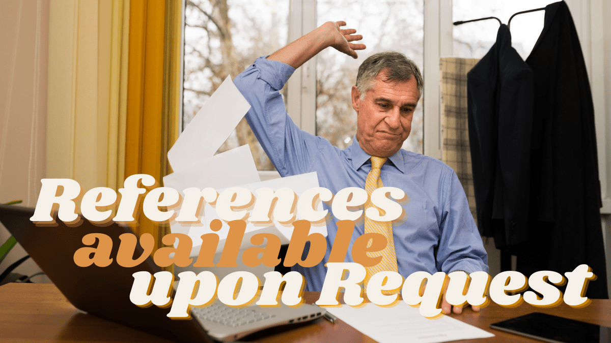Should Resumes Include References